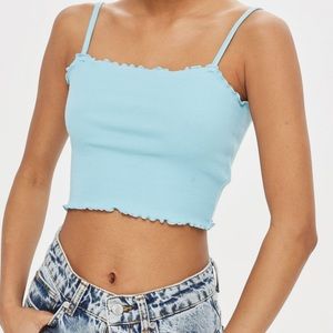 Topshop lettuce hem riley cami